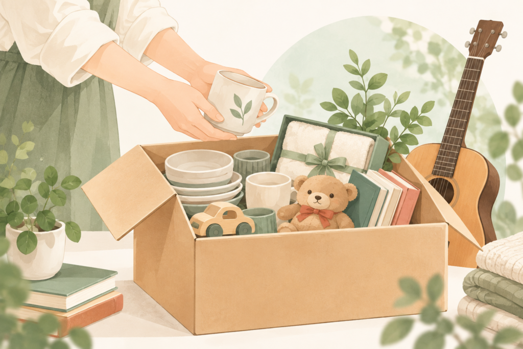 不用品を寄付する方法とは？寄付できるもの・送り方・注意点を解説